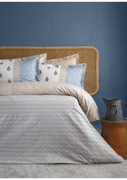 Hazel Indigo Çift Kişilik Nevresim Takımı
