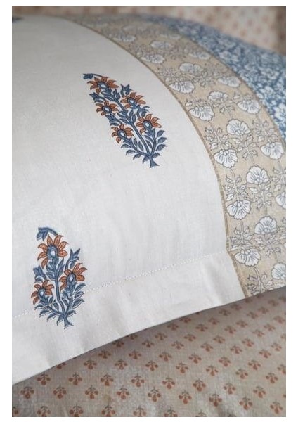 Hazel Indigo Çift Kişilik Nevresim Takımı