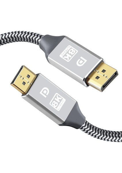 4792 3 Metre 8k Displayport Kablosu Dp 1.4 Erkek Erkek