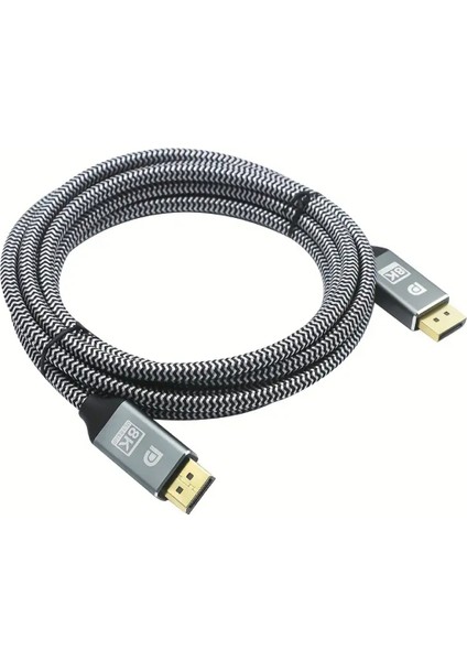 4792 3 Metre 8k Displayport Kablosu Dp 1.4 Erkek Erkek