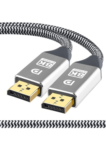 4792 3 Metre 8k Displayport Kablosu Dp 1.4 Erkek Erkek