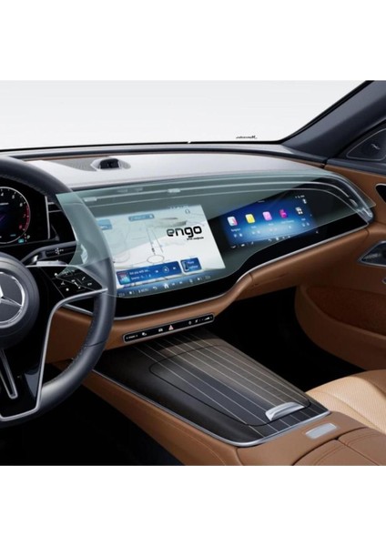 Mercedes E180 Ekran Koruyucu Multimedya + Yolcu Ekranı W214