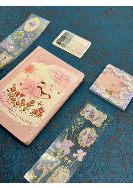 Özel Tasarım Küçük Prens 3 Parça (Defter+Post-It+Indeks) Pembe Set/ Index/ Post-It /defter/ Yapışkanlı Not