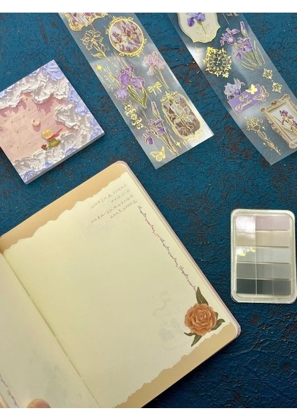 Özel Tasarım Küçük Prens 3 Parça (Defter+Post-It+Indeks) Pembe Set/ Index/ Post-It /defter/ Yapışkanlı Not