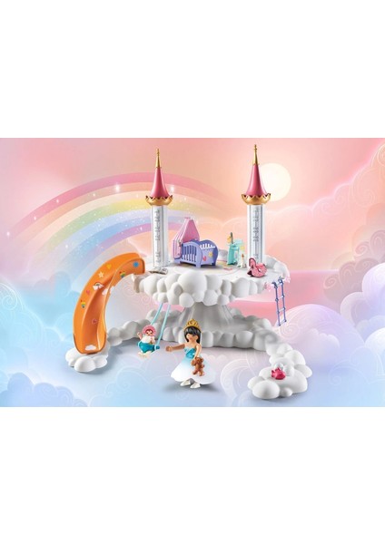Playmobil Princess Magic 71360 Göksel Bebek Bulutu, Bulutlarda Büyülü Bebek Odası, Bebek Beşiği, Sallanan At, Oyuncak Ayı ve Daha Fazlası Dahil, 4 Yaşından Büyük Çocuklar Için Oyuncak fiyatları