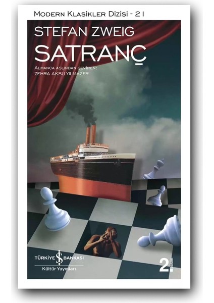 Satranç (Karton Kapak) – Stefan Zweig, Modern Klasikler | Yeni Baskı