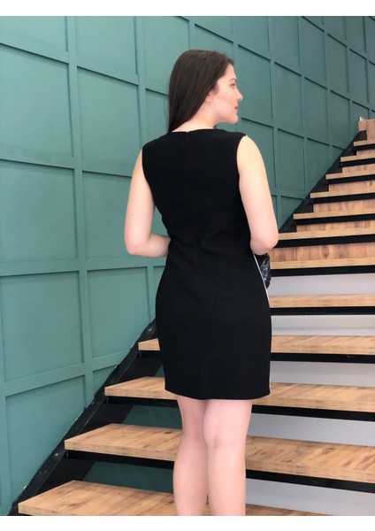 Kadın Kruvaze Yaka, Yandan Bağlama Detaylı, Elbise indirimleri