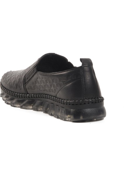 Siyah Deri Kadın Casual Ayakkabı 25401002y Z fırsatları