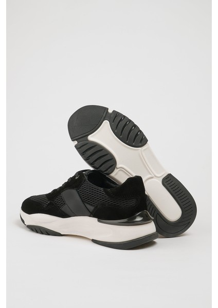 Aragon Model Ithal Taban Kombinasyonlu Deri Sneaker Ayakkabı
