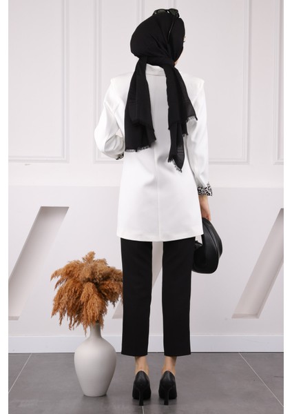 Füme Kravuze Yaka Blazer Ceket fırsatları