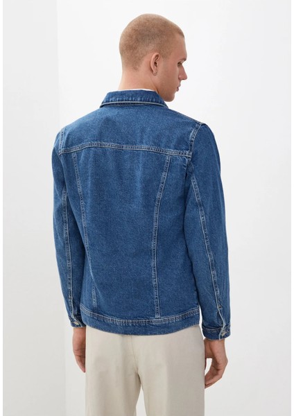 Erkek Düğmeli Likralı Slim Fit Kot Ceket fiyatları