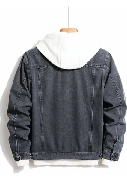 Erkek Düğmeli Likralı Slim Fit Kot Ceket fiyatları