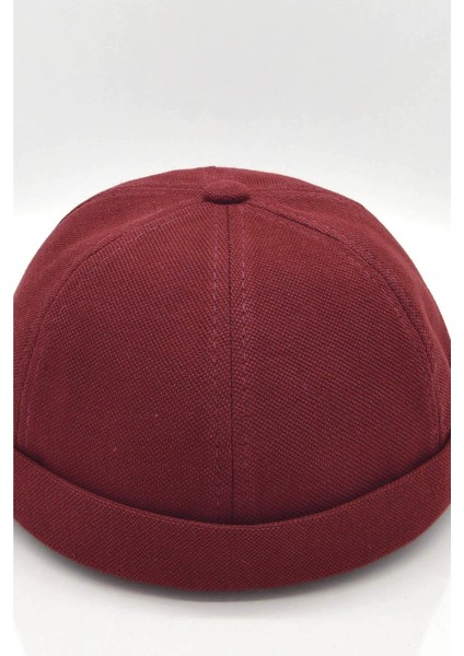 Erkek Hipster Premium Cap Bordo Docker Şapka fırsatları