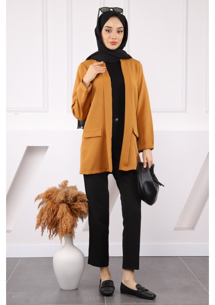 Taba Şal Yaka Krep Ceket fiyatları