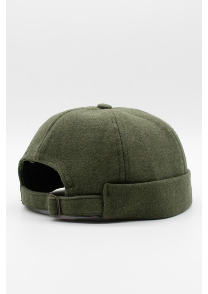 Kışlık Yeni Stil Yün Retro Hip-Hop Docker Şapka Haki fiyatları