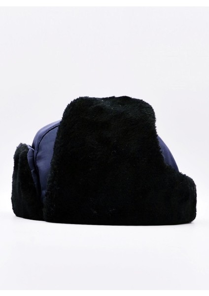 Suni Kürklü Pilot Beresi Lacivert Kalpak Şapka modelleri