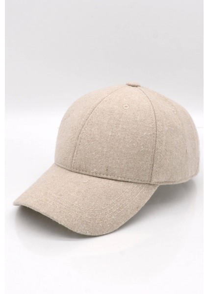 Kadın Bej Yünlü Kışlık Beyzbol Kep Şapka fiyatları