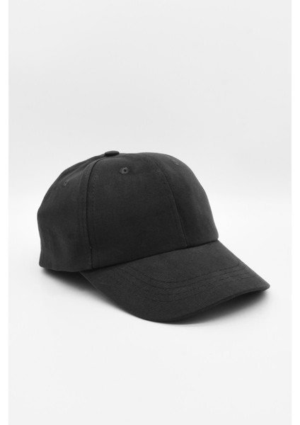 Erkek %100 Pamuk Siyah Cap Beyzbol Şapkası