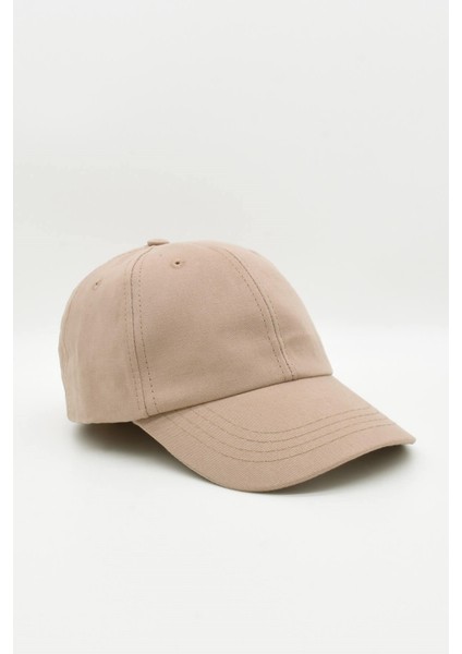 Erkek Pamuk Camel Cap Beyzbol Şapkası