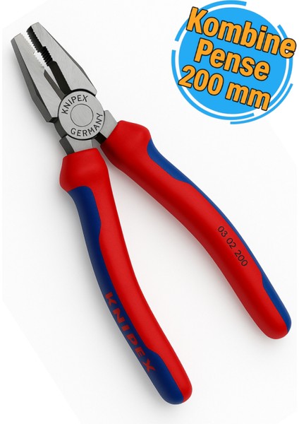 03 02 200 Kombine Pense 200 mm