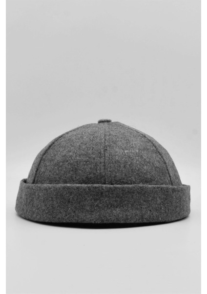 Kışlık Yeni Stil Yün Retro Hip-Hop Docker Şapka Gri fiyatları