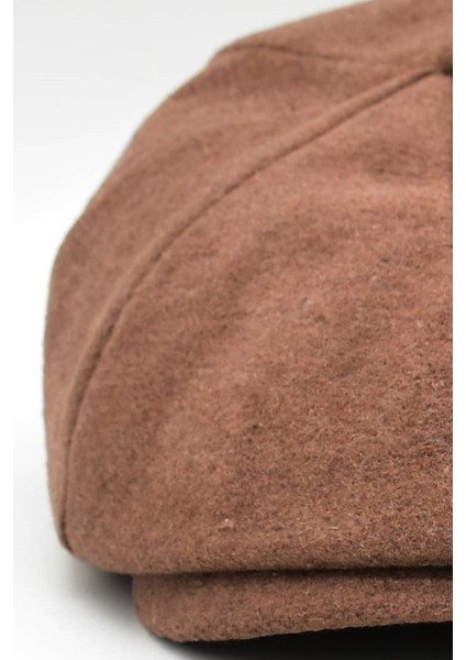 Erkek Balıksırtı Tüvitli Yün Kasket Peaky Blinders Şapka