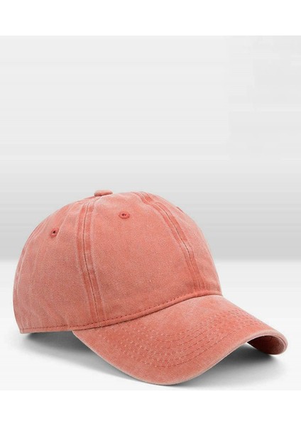 Erkek Eskitme Şapka Yazlık Outdoor Kep Kasket-Kiremit