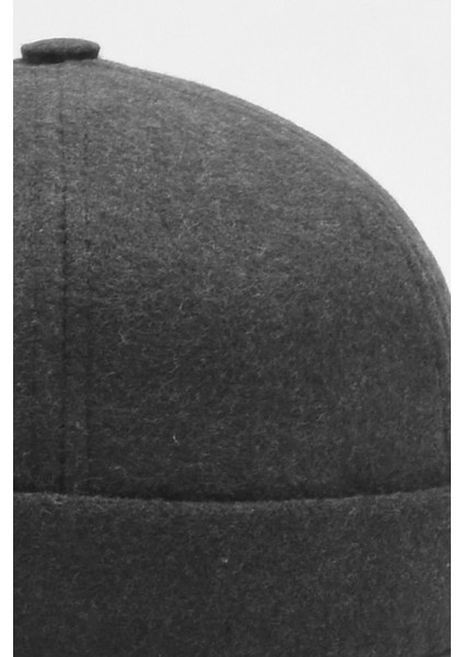 Antrasit Hiphop Docker Şapka Yün Metal Tokalı Ayarlanabilir Kasket indirimleri