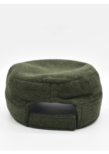 Erkek Yün Castro Şapka-Haki modelleri