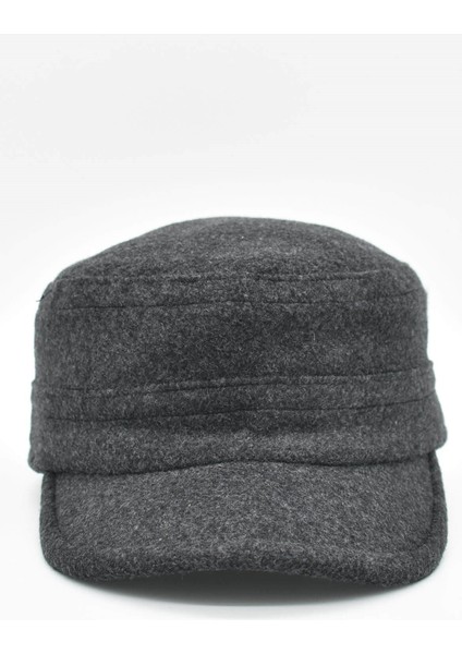 Erkek Yün Castro Şapka-Füme fırsatları