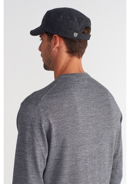 Erkek Yün Balıksırtı Worker Cap Şapka