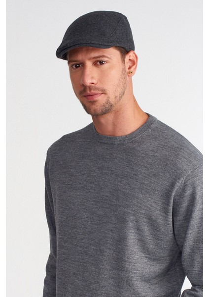 Erkek Yün Flat Cap Kasket Peaky Blinders Şapka