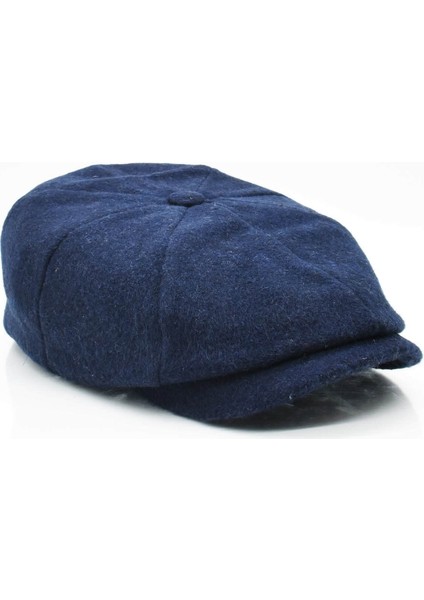 İtalyan Kasket Yün Şapka Peaky Kasket-Lacivert fiyatları
