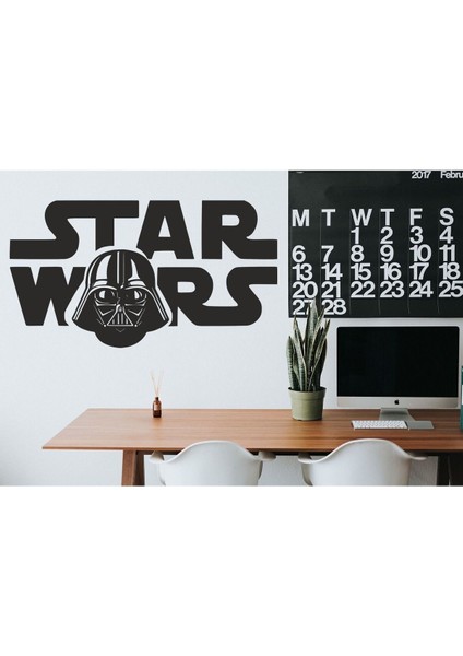 Star Wars Logo Tasarım Duvar Yazısı Genç Odası Dekor Ahşap Mdf