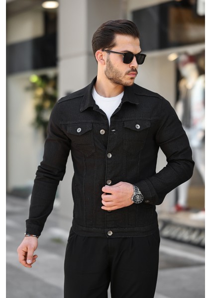 Erkek Slim Fit Denim Kot Ceket fiyatları