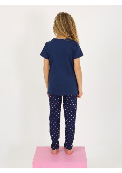 Kız Çocuk Kısa Kollu %100 Pamuklu Pijama Takımı Cute Love fiyatları