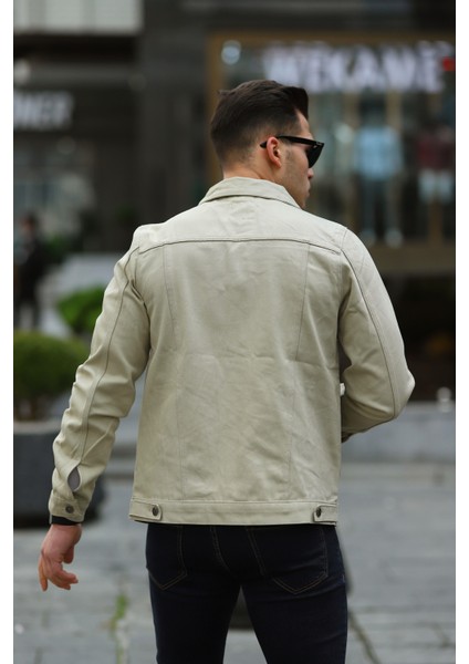 Erkek Slim Fit Denim Kot Ceket fırsatları