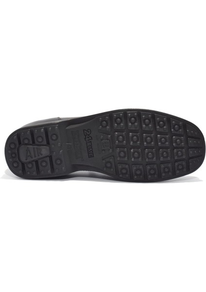 300 KLİMALI AYAKKABI - SİYAH - ERKEK AYAKKABI,Deri Ayakkabı modelleri