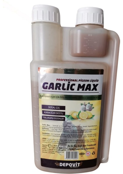 Garlic Max Limon Sarımsak Kürü