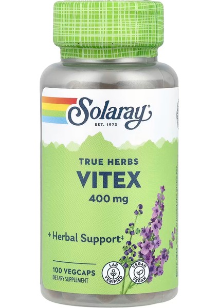 Vitex 400 mg 100 Veggie Capsules