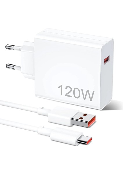 iPad 2022 2024 2025 ile Uyumlu Hızlı Şarj Destekli 120W Type-C USB Şarj Cihazı Seti FC1025