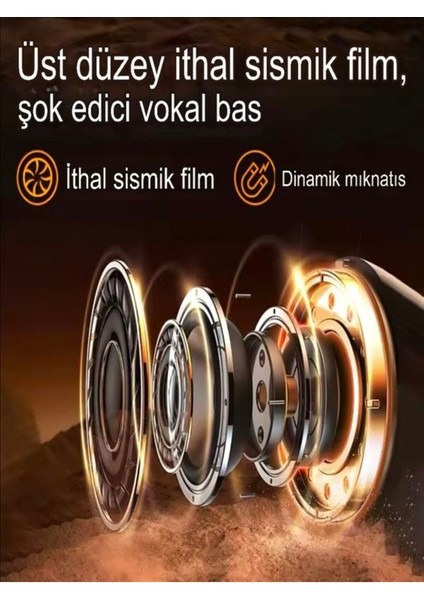 A-60 IP67 Su Geçirmez Renkli Rgb Hd Stereo Ses 5.3 Bluetooth Interkom Kask Kulaklığı
