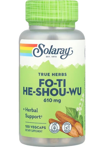 Fo-Ti 610 mg 100 Veggie Capsules