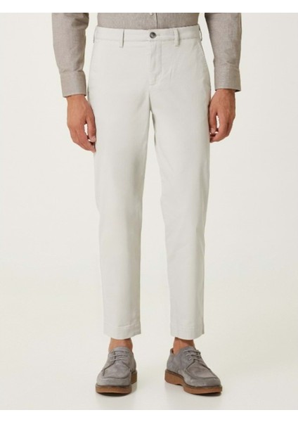 30134 Erkek Slim Fit Chino Keten Pantolon - Heredot - Taş - ST01613-TAŞ-34