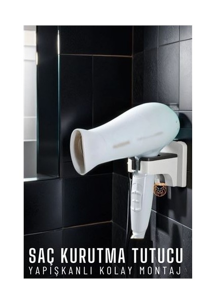 Engithalat Saç Kurutma Makinesi Tutucu Pratik Yapışma