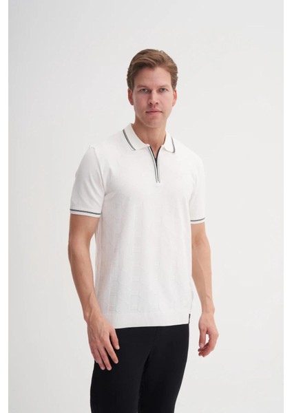3031 Erkek Polo Yaka Triko T-Shirt