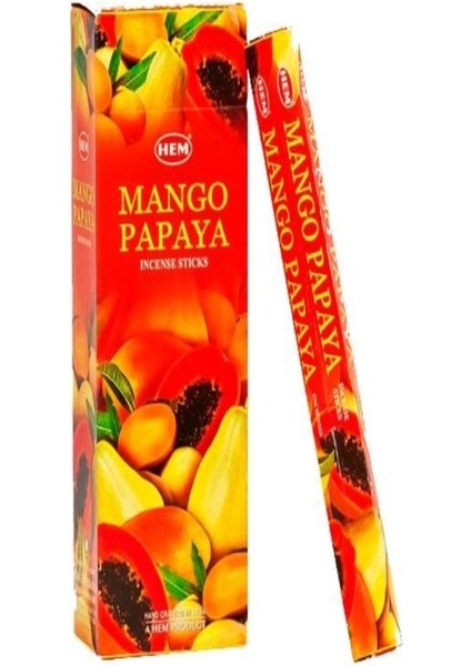 Mango Papaya Hexa Çubuk Tütsü (120 Adet)