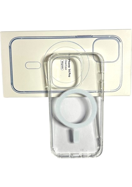 Apple iPhone 14 Pro Magsafe Özellikli Şeffaf Renkli Koruyucu Kılıf modelleri