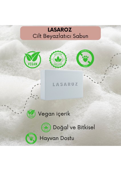 2 Adet Cilt Beyazlatıcı Doğal Bitkisel Pirinç Sabunu 100 gr