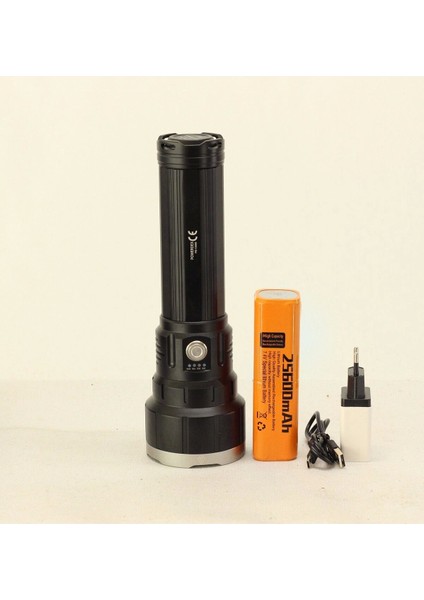 PD-13000 55 Watt 5500 Lümen Profesyonel Büyük Şarjlı El Feneri